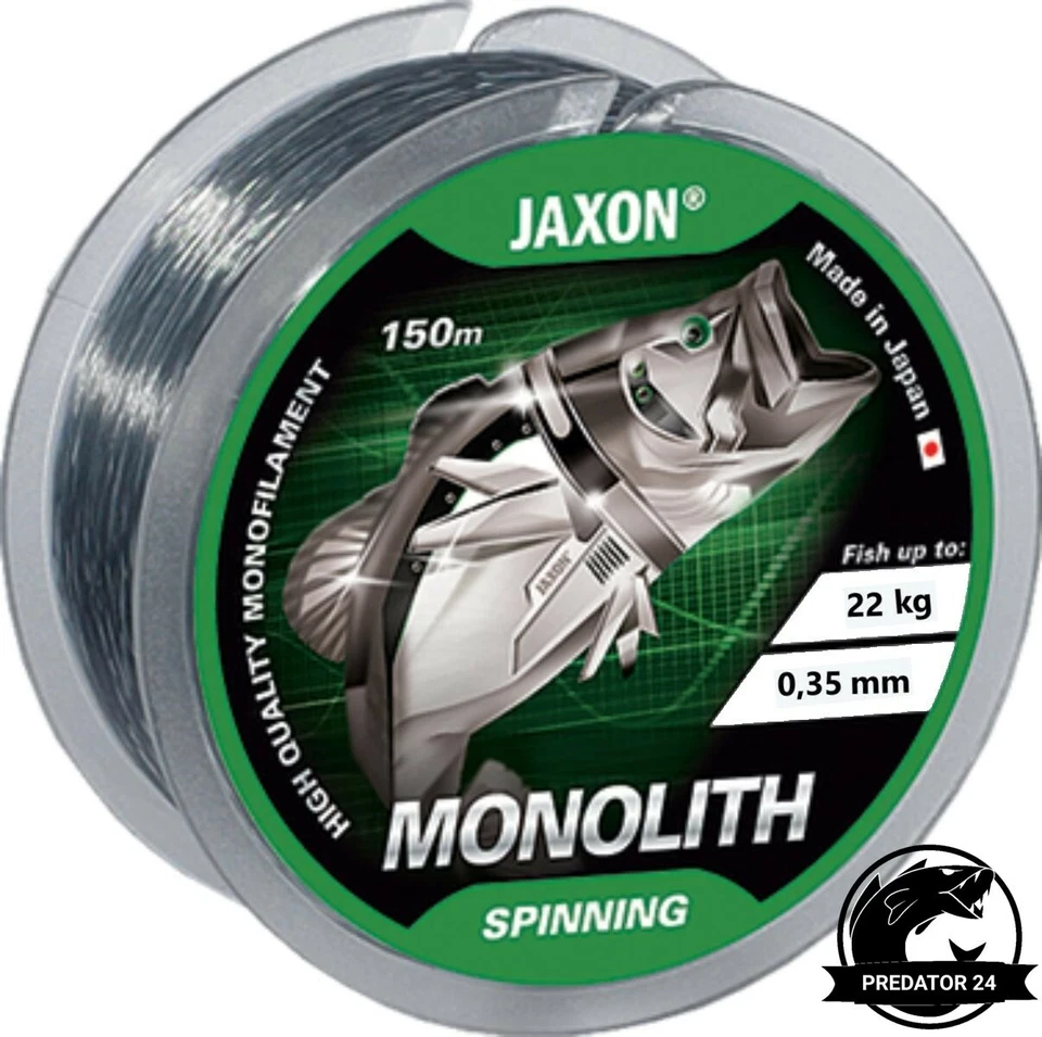 150m ANGELSCHNUR JAXON MONOLITH SPINNING, MONOFILE SCHNUR, SPINNING FISHING LINE