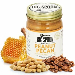 Big Spoon Roasters Peanut Butter With Wildflower Honey & Sea Salt - Raw Honey...