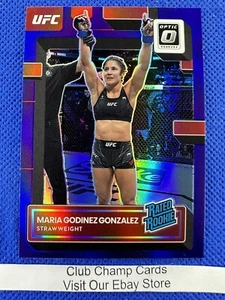 2023 #129 Maria Godínez González Donruss óptica UFC clasificación púrpura Prizm novata radiocontrol - Imagen 1 de 2