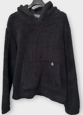 Penguin by Munsingwear Jersey Con Capucha Negro Piel Polar Chaqueta Hombre Grande Foto 1 de 4