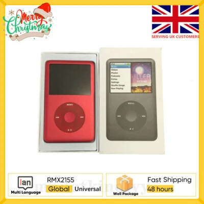 Apple iPod Classic 7th Generation Red 80G/120G/160G/256G/512G/1TB/2TB - WARRANTY - Image 1 of 4