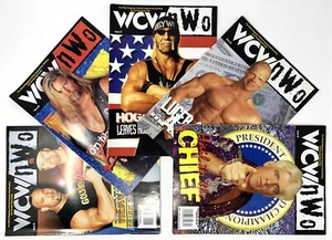 1998-99 WCW/nWo Magazine Lot of 5 - Issues 45-49 w/Posters Excellent Condition - Picture 1 of 12