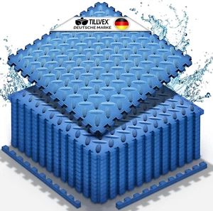 ® Tappetino Protettivo per Pavimenti in Piscina, 60 Pezzi, per Piscina E Piscina - Foto 1 di 12