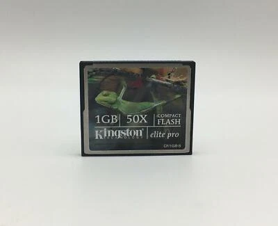 Boxed Kingston Elite Pro 50x Speed 1GB Compact Flash Memory Card (CF/1GB-S) - Image 1 of 2