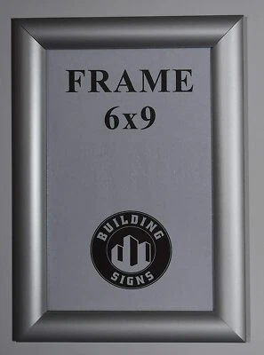BUILDINGSINGS.COM Elevator Certificate Visits Frame 6x9 (Aluminum, Card Size 6x9-REF24-1027