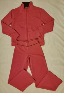 JW Womens Sweatpants W/ Matching Full Zip Passports Jacket W/Pockets Sz S Pink - Picture 1 of 8
