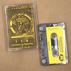 SANDMAN Cassette Tape 90s Rap 119 MIXED FREESTYLE MASTA ACE LOST BOYZ NAS PROMO - Picture 1 of 6