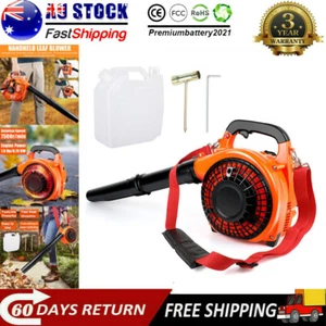 Handheld Leaf Blower Gas Powered 2-Stroke Commercial Heavy Duty Grass Yard Clean - Picture 1 of 14