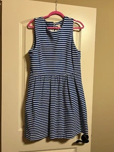 J. Crew Womens Dress Medium Daybreak Ponte Knit Striped Scuba Nautical Pockets - Picture 1 of 4