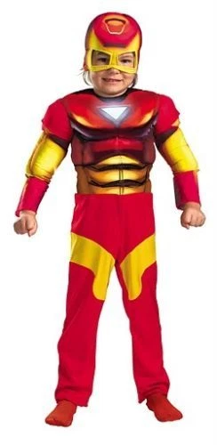 Disfraz Iron Man Super Hero Squad Deluxe para niños talla 2T Foto 1 de 1