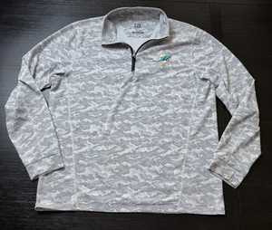 Cutter & Buck Men’s DryTec 1/4 Pullover Miami Dolphins Long Sleeve Shirt Size L - Picture 1 of 6