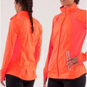 Lululemon Nothin’ but Run Reflective Jacket Windbreaker Flare Light, Size 6 - Afbeelding 1 van 14