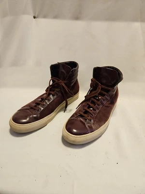 Zapatillas altas Common Projects Tournament rojas borgoña talla 44 EE. UU. 11 Foto 1 de 4