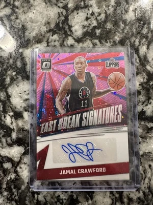JAMAL CRAWFORD 2024-25 DONRUSS ÓPTICA ROSA FAST BREAK/25 PRIZM AUTOMÁTICO - RCO2 Foto 1 de 2