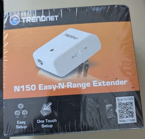 TrendNet N150 Easy-N-Range Extender Model TEW-713RE UPC: 710931130065 - Picture 1 of 5