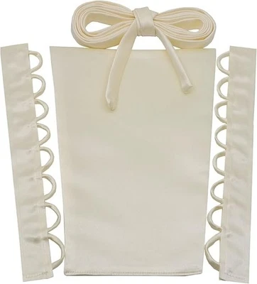 "Kit de corsé con cremallera ajustable satinado corsé trasero kit con cordones para vestido de novia... Foto 1 de 4