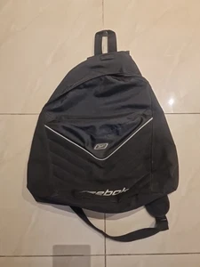 Vintage Y2K Reebok Sling Bag Rucksack Bag Black Navy Retro - Picture 1 of 7