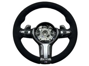 Lenkrad Alcantara CARBON Multifunktion mit SMG BMW F10 F11 F12 F13 F07 F01 F02 F - Bild 1 von 7