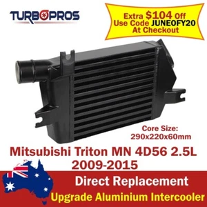 Intercooler de aluminio de 60 mm para Mitsubishi Triton MN 4D56 2,5 L 2009-2015 - Imagen 1 de 12