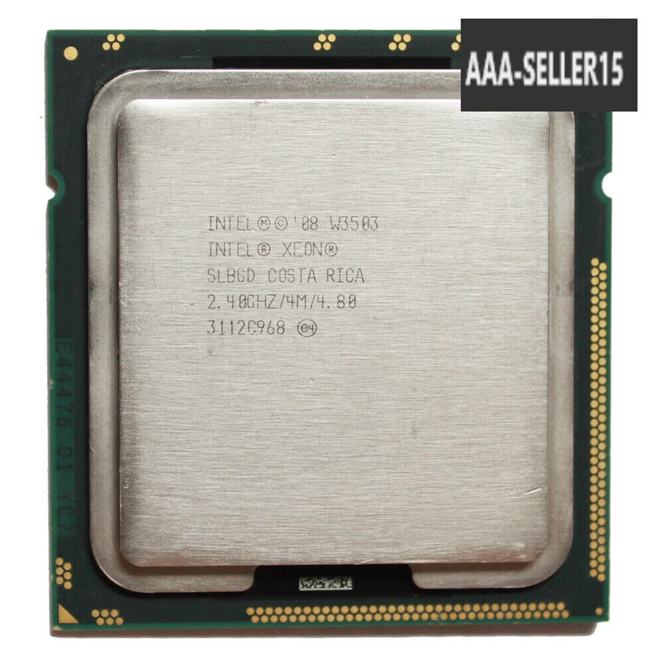 Intel Xeon W3503 SLBGD 2.40GHz 4M Dual Core LGA 1366 Server CPU Processor 130W - Image 1 of 1