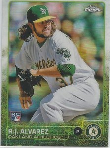 R.J. Alvarez Chicago Cubs 2015 Topps Chrome Rookie Card Refractor