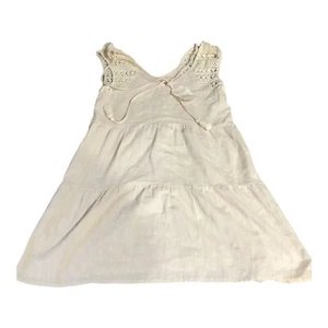 Tunica canotta Alter'd State Off White bohemien boho piccola nuova con etichetta - Foto 1 di 10