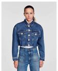 New Sandro Cropped Denim Jacket Coat High Quality Top