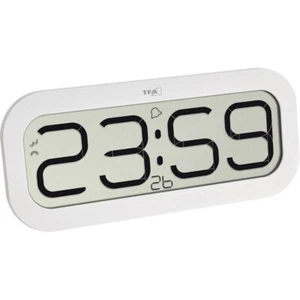TFA Dostmann 60.4514.02 Funk Wanduhr 28 x 321 x 140 mm  Weiß m Stundenschlag XXL - Bild 1 von 4