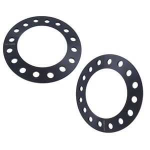 2x 1/4" 8x180 Wheel Spacers Flat Billet Fits Chevy Silverado 2500 GMC Sierra - Picture 1 of 3