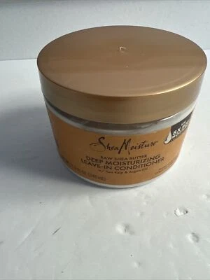 Acondicionador sin enjuague hidratante profunda de manteca de karité cruda de karité 11,5 OZ Foto 1 de 4