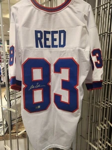 Buffalo Bills Andre Reed Signed Custom XL Jersey Beckett BAS COA BUF - Picture 1 of 3