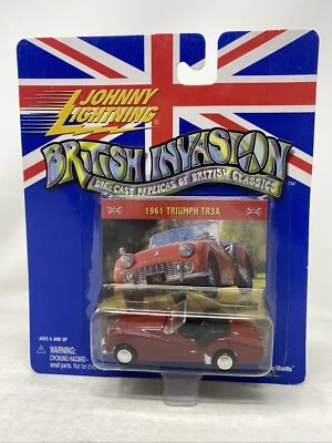 Johnny Lightning British Invasion Series 1961 Triumph TR3A Red 1/64 - Image 1 of 4