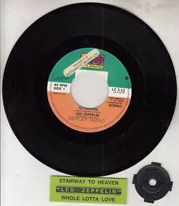 LED ZEPPELIN Stairway to Heaven & Whole lotta love PROMO 7" 45 rpm record RARE! - Picture 1 of 2