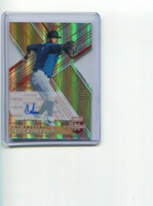 2019 Elite Extra Edition Status Red Die Cut Autographs Leo Crawford Auto 52/75