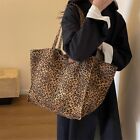 Large Capacity Tote Bags Leopard Prints Shoulder Bag Casual Handbag  Women