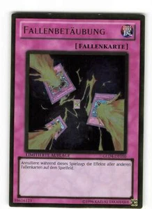 Yugioh FALLENBETÄUBUNG , gld4-de050 Gold Rare deutsch NM Limitierte Auflage - Bild 1 von 2