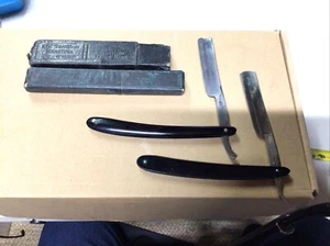 KONVOLUT BARBERSHOP RASIERER GERADE RASIERER UND HALTER - Bild 1 von 14