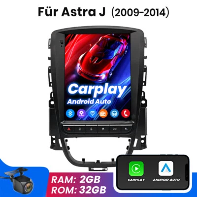 DAB+ Android 12 Autoradio Carplay GPS Navi Kamera Für Opel Astra J Buick Excelle - Bild 1 von 4