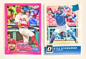 2016 Donruss Optic #31 Kyle Schwarber Rated Rookie Chicago Cubs BS25 - Picture 1 of 2
