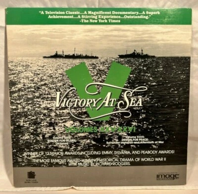 VICTORY AT SEA, VOLUMES XXV-XXVI Laserdisc LD VERY GOOD CONDITION. - Image 1 of 3