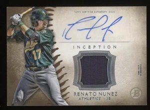 2015 Bowman Inception Auto Relics Renato Nunez #IAR-RN Auto - Picture 1 of 1