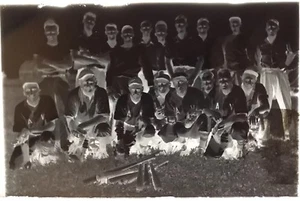 Early 20th. Century AV Baseball Team & Coach 3x5 Glass Plate Photograph Negative - Picture 1 of 8