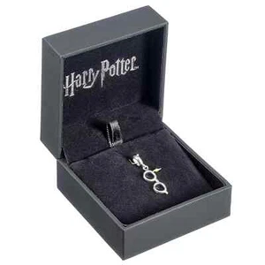 Official Harry Potter Sterling Silver Lightning Bolt & Glasses Slider Charm - Picture 1 of 5