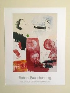 ROBERT RAUSCHENBERG RARE 1990 LITHOGRAPH PRINT POP ART POSTER " QUOTE " 1964 - Picture 1 of 10