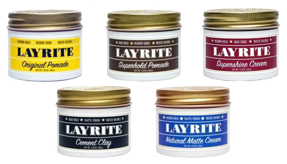 LAYRITE Original, SuperHold, Natural Matte, Cement, SuperShine 4.25oz (Choose) - Image 1 of 1
