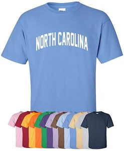 Camiseta "Carolina del Norte" en S-4XL, 30+ Colores! Tar Heel State Charlotte Raleigh - Imagen 1 de 1