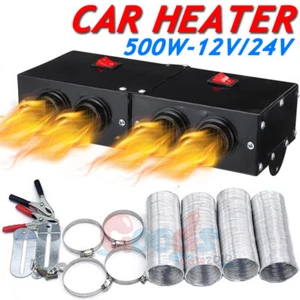 Riscaldatore Auto Portatile 500W 12V Demister Termoventilatore Elettrico Defogger Sbrinatore US - Foto 1 di 68