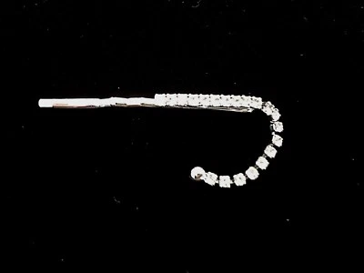 Crystal Rhinestone Hair/Bobby Pin - Prom Bridal Formal Hair Clip Headpiece - Image 1 of 2