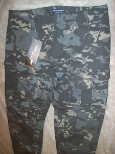 NEW Men Military Pants Army Tactical Cargo Trousers Hiking Camouflage size 36x32 - Picture 1 of 4
