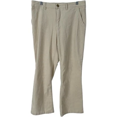 KUT from the Kloth Women Size 14 Corduroy Pant Kelsey Trousers Ivory - Image 1 of 4
